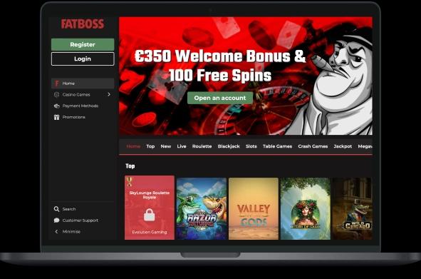 FatBoss Casino Desktop